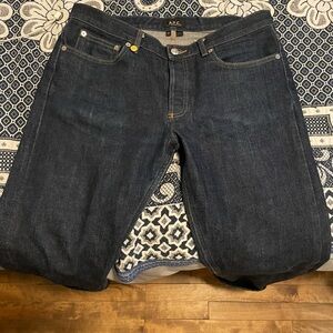 APC petit denim selvedge jeans 34 waist